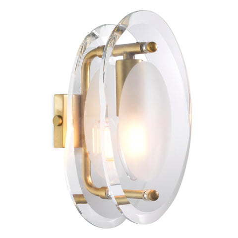 114656UL - Wall Lamp Sublime antique brass finish UL