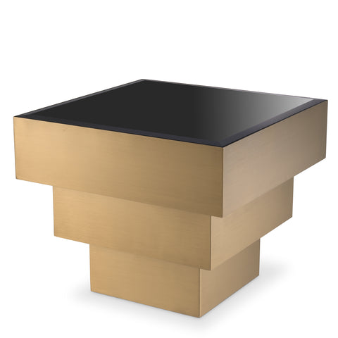 114680 - Side Table Diaz brushed brass finish