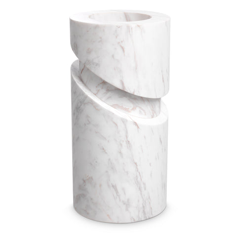 114771 - Object Angelica honed white marble