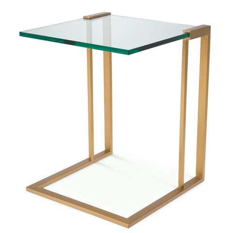 114794 - Side Table Perry brushed brass finish
