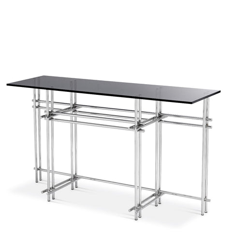114804 - Console Table Quinn polished stainless steel