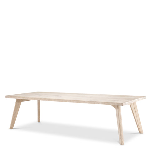 114854 - Dining Table Biot 280 x 110 cm bleached oak