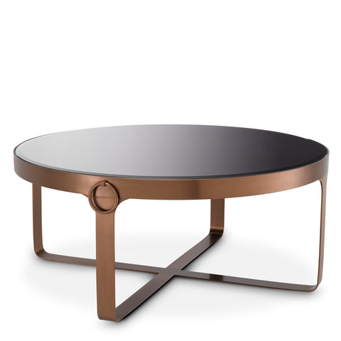 115121 - Coffee Table Clooney brushed copper finish