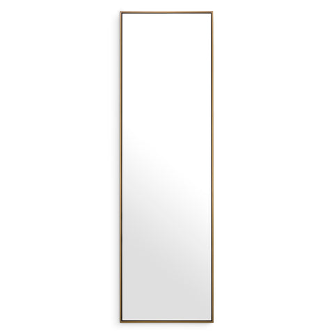 115231 - Mirror Redondo brushed brass finish 60 x 200 cm