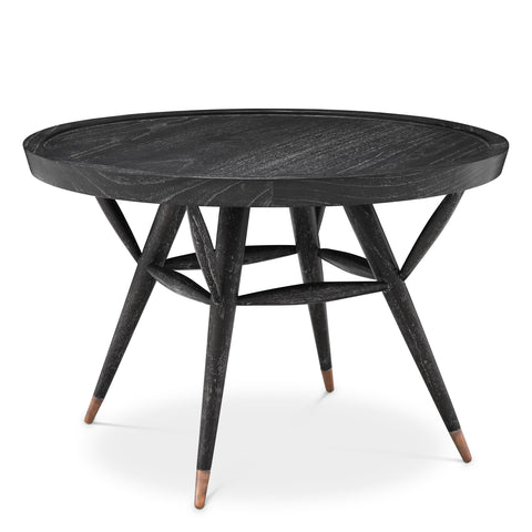 115456 - Side Table Phoenix charcoal grey veneer