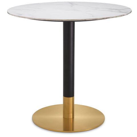 115557 - Dining Table Trevor white marble look top