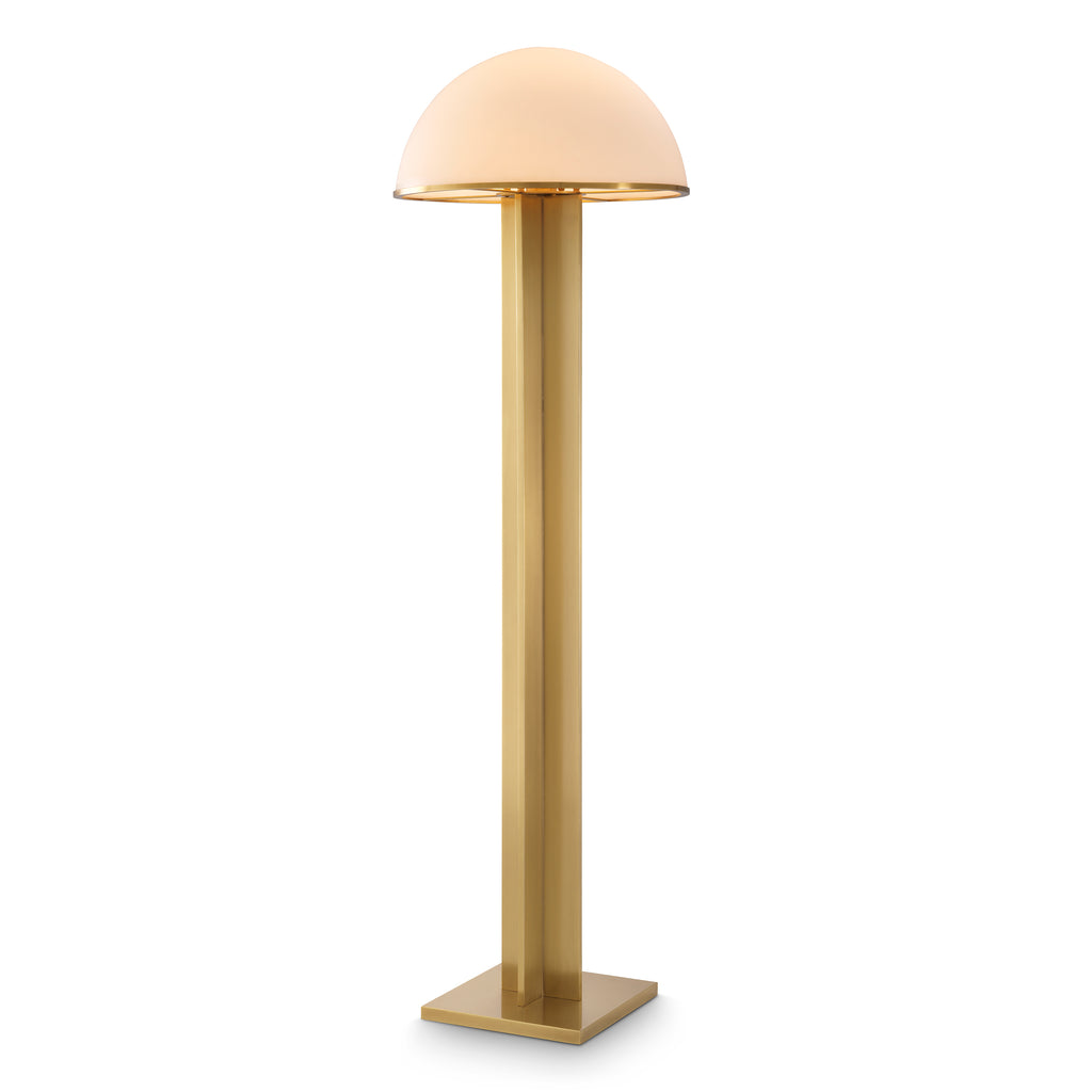 115744UL - Floor Lamp Berkley antique brass finish UL