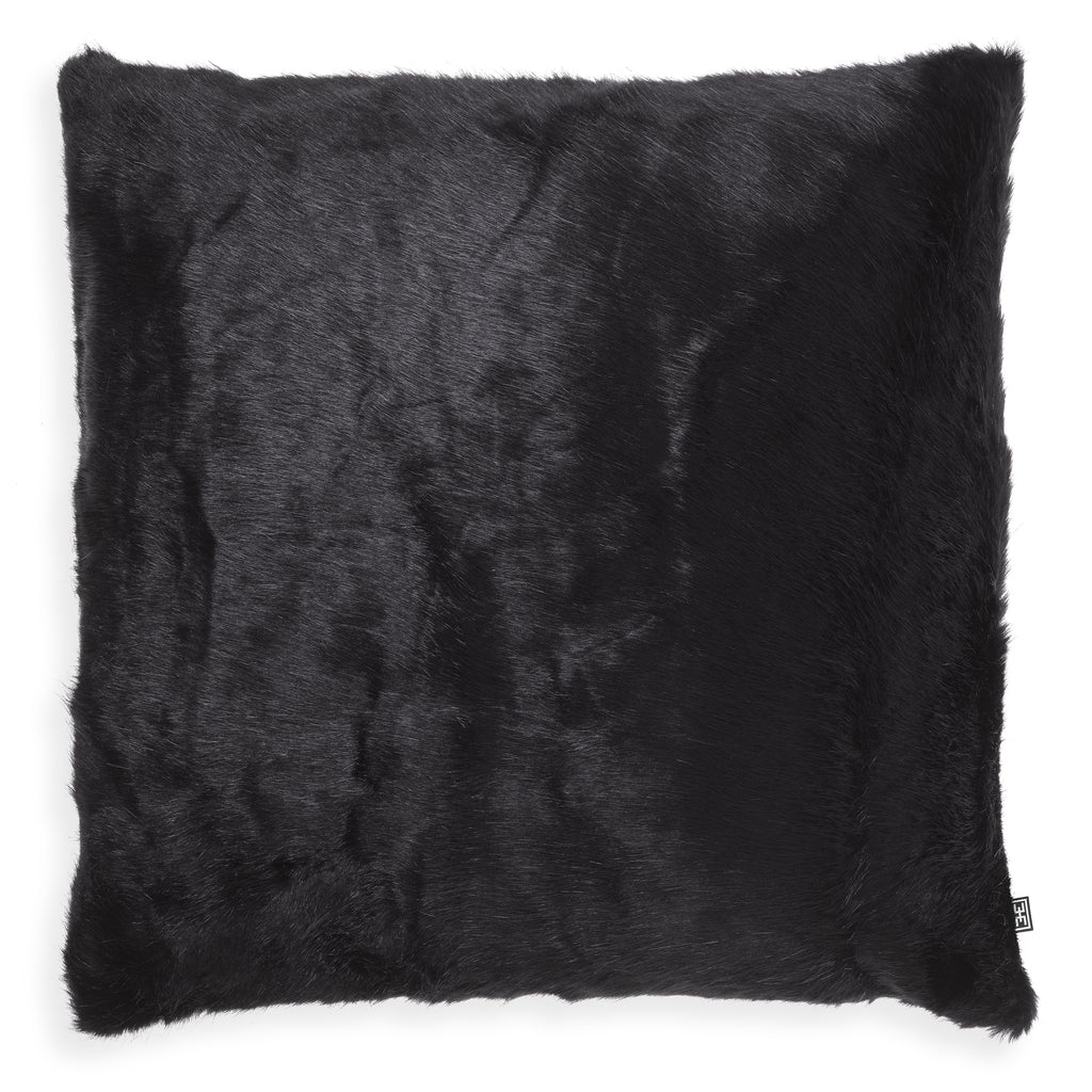 115790 - Scatter cushion Alaska faux fur black square