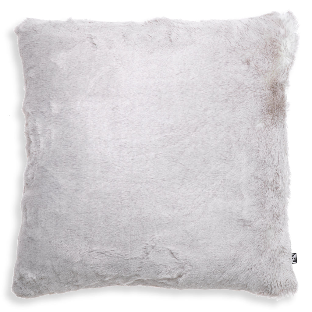 115792 - Scatter cushion Alaska faux fur light grey square