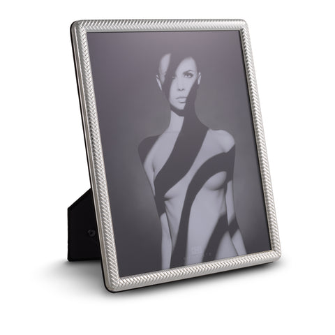 115871 - Picture Frame Olans L silver finish set of 6