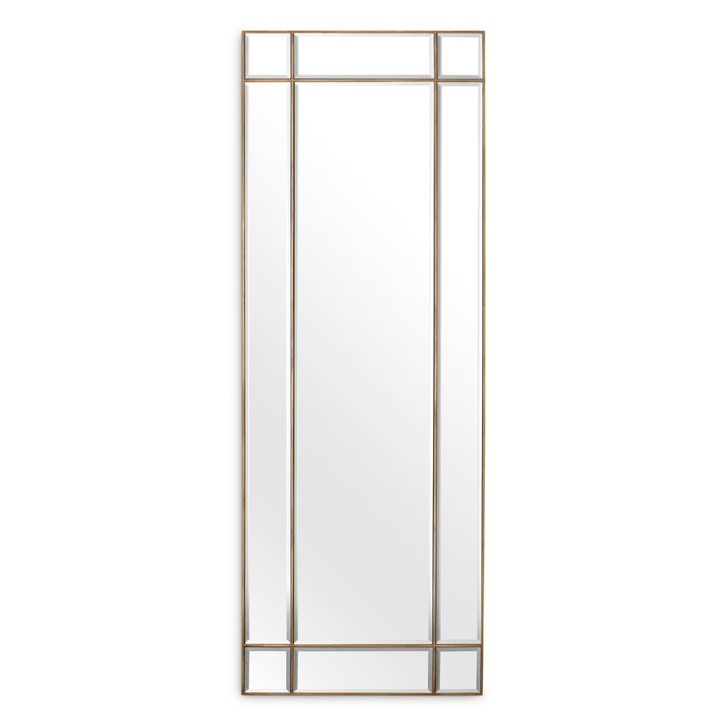 115916 - Mirror Beaumont rectangular vintage brass finish