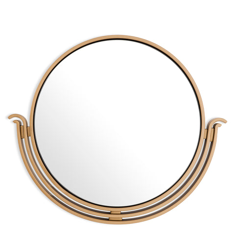 116083 - Mirror Tombo antique brass finish