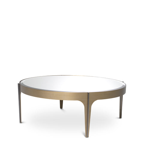116138 - Coffee Table Artemisa S brushed brass finish