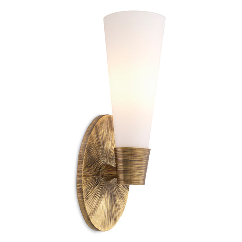 116209UL - Wall Lamp Nolita Single vintage brass finish UL