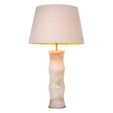 116217UL - Table Lamp Bonny alabaster incl shade UL