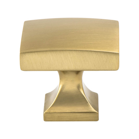 Epoch Edge Modern Brushed Gold Knob - Formally known as Modern Bronze. This knob has a tooth on the bottom.