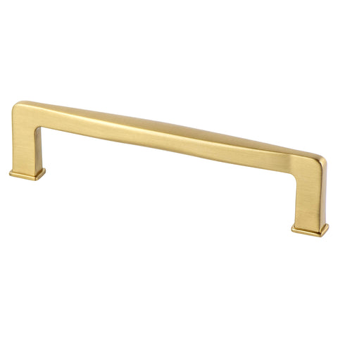 Subtle Surge 128mm CC Modern Brushed Gold Pull - Formally known as Modern Bronze