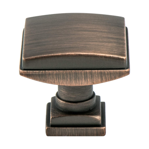 Tailored Traditional Verona Bronze Knob - This knob has a tooth on the bottom.