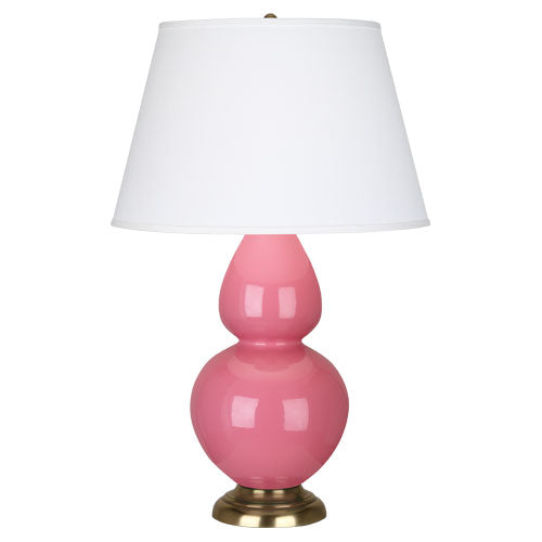1607X Schiaparelli Pink Double Gourd Table Lamp