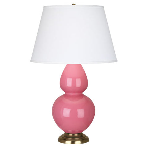 1607X Schiaparelli Pink Double Gourd Table Lamp