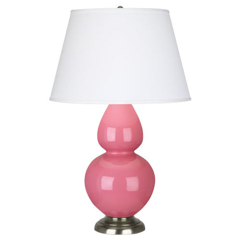 1609X Schiaparelli Pink Double Gourd Table Lamp