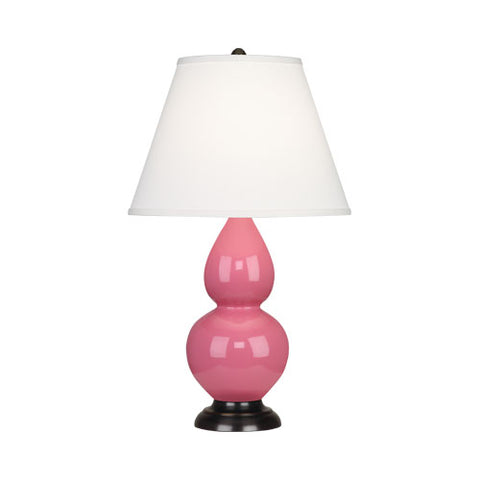 1618X Schiaparelli Pink Small Double Gourd Accent Lamp