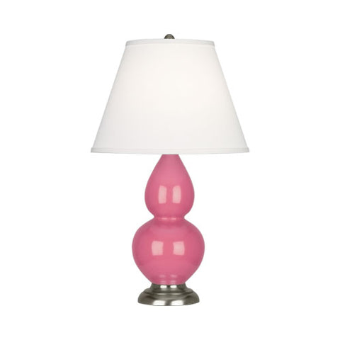 1619X Schiaparelli Pink Small Double Gourd Accent Lamp