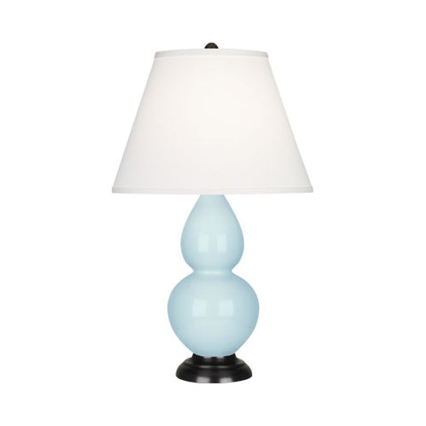 1656X Baby Blue Small Double Gourd Accent Lamp