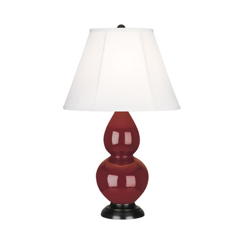 1657 Oxblood Small Double Gourd Accent Lamp