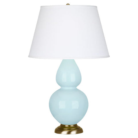 1666X Baby Blue Double Gourd Table Lamp