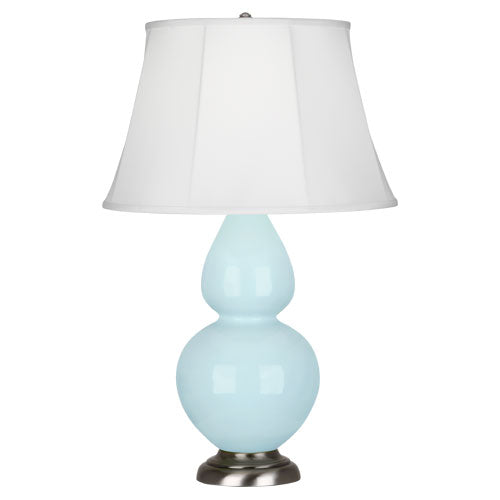 1676 Baby Blue Double Gourd Table Lamp