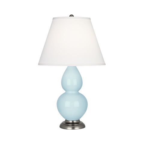 1696X Baby Blue Small Double Gourd Accent Lamp
