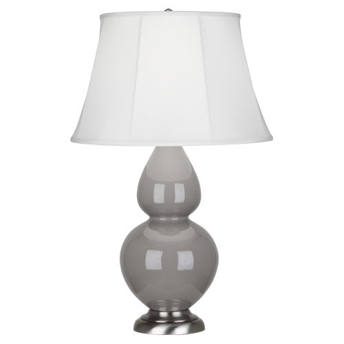 1750 Smokey Taupe Double Gourd Table Lamp