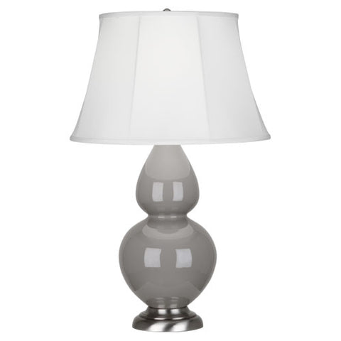 1750 Smokey Taupe Double Gourd Table Lamp
