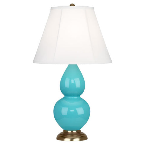 1760 Egg Blue Small Double Gourd Accent Lamp