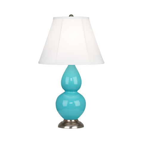 1761 Egg Blue Small Double Gourd Accent Lamp