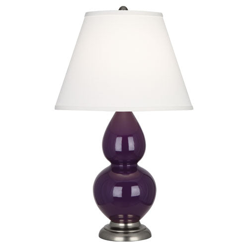 1767X Amethyst Small Double Gourd Accent Lamp