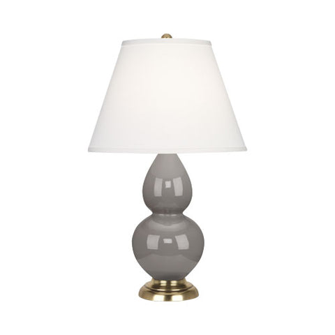 1768X Smokey Taupe Small Double Gourd Accent Lamp