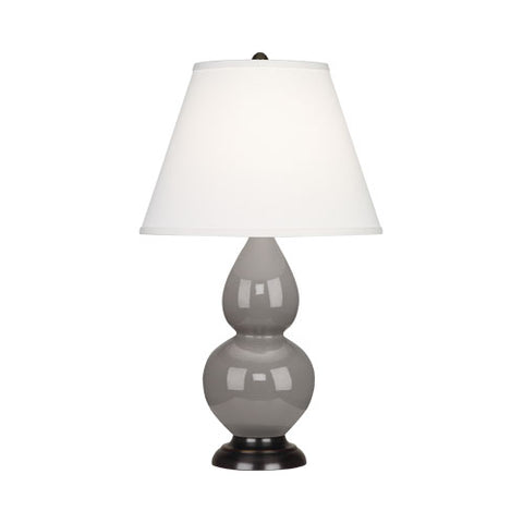 1769X Smokey Taupe Small Double Gourd Accent Lamp