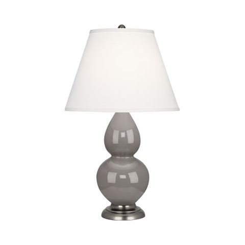 1770X Smokey Taupe Small Double Gourd Accent Lamp