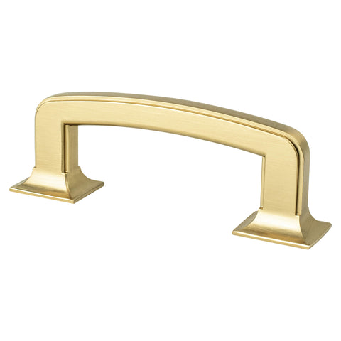Hearthstone 3 inch CC Modern Brushed Gold Pull