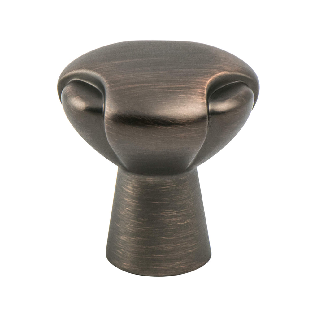 Vested Interest Verona Bronze Knob - This knob has a tooth on the bottom.