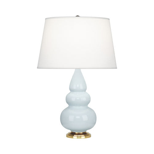 251X Baby Blue Small Triple Gourd Accent Lamp