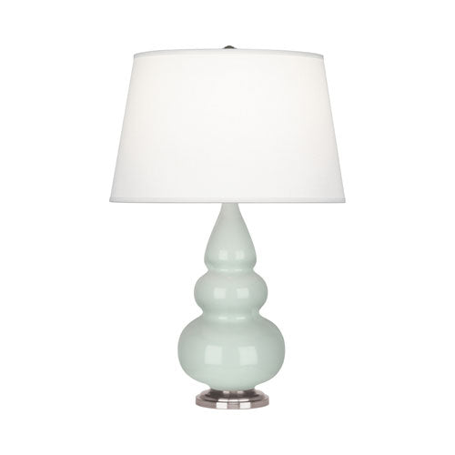 258X Celadon Small Triple Gourd Accent Lamp