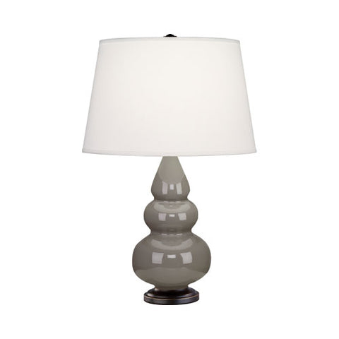 269X Smokey Taupe Small Triple Gourd Accent Lamp