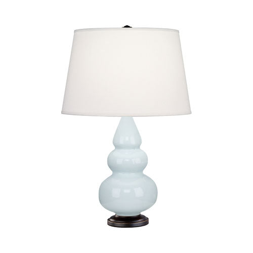 271X Baby Blue Small Triple Gourd Accent Lamp