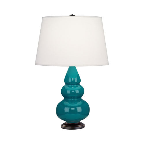 273X Peacock Small Triple Gourd Accent Lamp