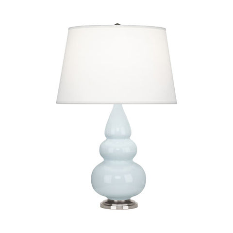 291X Baby Blue Small Triple Gourd Accent Lamp