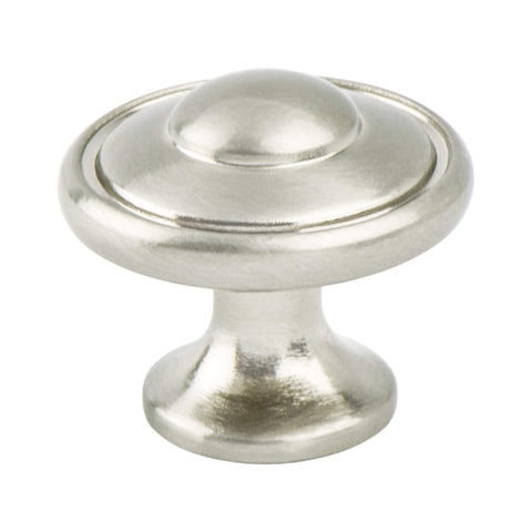 Euro Traditions Brushed Nickel Knob