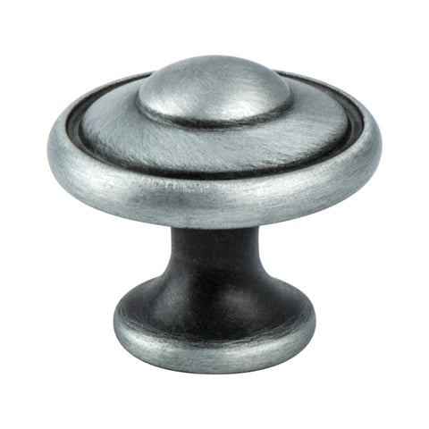 Euro Traditions Brushed Antique Pewter Knob